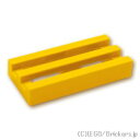 レゴ パーツ タイル 1 x 2 - グリル [ Yellow / イエロー ] | LEGO純正品の バラ 売り