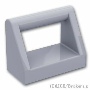 レゴ パーツ タイル 1 x 2 - ハンドル [ Light Bluish Gray / グレー ] | LEGO純正品の バラ 売り