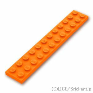 レゴ パーツ プレート 2 x 12 [ Orange / オレンジ ] | LEGO純正品の バラ 売り