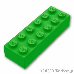 レゴ パーツ ブロック 2 x 6 [ Bt,Green / ブライトグリーン ] | LEGO純正品の バラ 売り