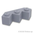 ●レゴ パーツ - ブロック-特殊 ●商品名：ブロック 3 x 3 - ファセット ●色：[Light Bluish Gray / グレー] ●エレメント ID：4211718 ●デザイン ID：2462