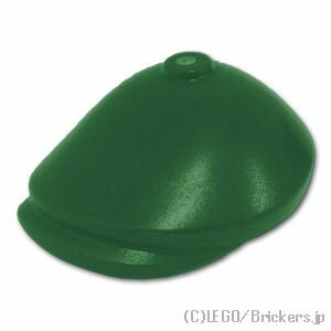 レゴ パーツ フラットキャップ - ベレー帽 [ Dark Green / ダークグリーン ] | LEGO純正品の バラ 売り
