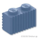 レゴ パーツ ブロック 1 x 2 - グリル [ Sand Blue / サンドブルー ] | LEGO純正品の バラ 売り