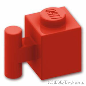 レゴ パーツ ブロック 1 x 1 - ハンドル [ Red / レッド ] | LEGO純正品の バラ 売り