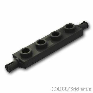 レゴ 車 パーツ ホイール ホルダー - プレート 1 x 4 [ Black / ブラック ] | 車軸 lego