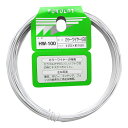 【メール便可】WAKI 和気産業 カラーワイヤー #20X16m 白 HW-100