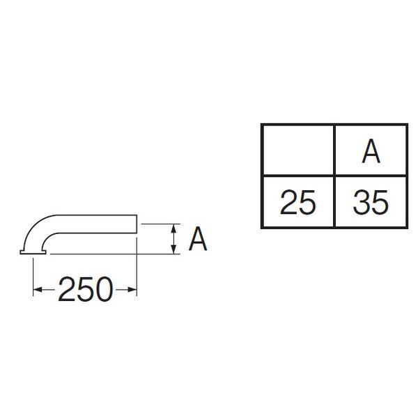 SANEI ���ɿ��� P�ѥ��� �ѥ��׷�25mm�� PH71-66-25X250