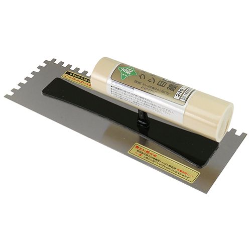 藤原産業 緑長 本焼クシメ鏝 6mm目0.5 240mm