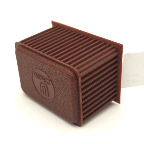 【メール便可】WAKI 和気産業 イスキャップB茶平角 内径23×36mm BC-231