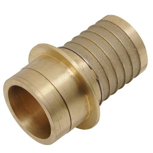 ワンタッチでのホースとホースの連結に使用できます。町野式メスとセットで使用します。タケノコ部には、ホースを接続します。サイズ：幅70×高さ100×奥行70mm重量：520gオス部：町野式50A・タケノコ部：内径50mmホース用