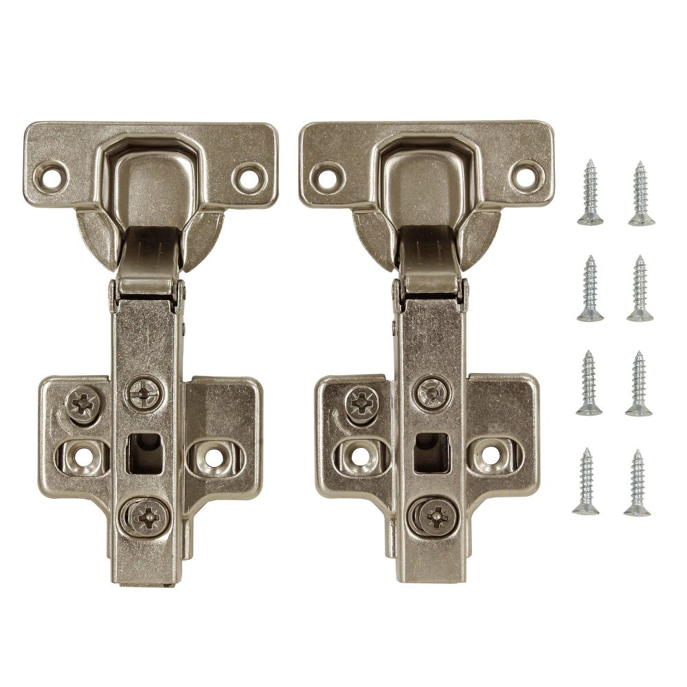 【メール便可】WAKI 和気産業 スライド丁番 キャッチ無し 全かぶせ 35mm 2個セット NS-3560-2P