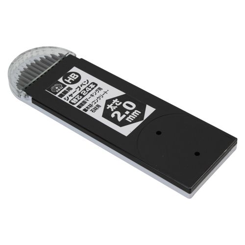 【メール便可】藤原産業 SK11 建築用シャープペン替芯 24本 黒 HB 2.0mm