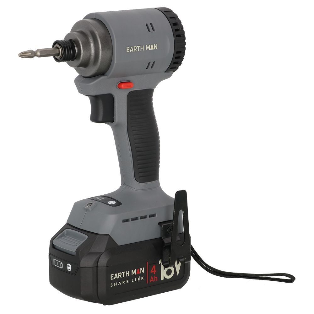 TAKAGI 高儀 EARTH MAN SHARE LINK 18V充電式ブラシレスインパクトドライバー SL-BIDR180-AS