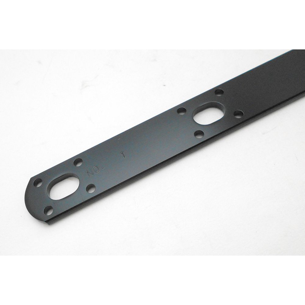WAKI 和気産業 補助金具ステイ NO.1 黒 4mmX25mmX401mm BS-501