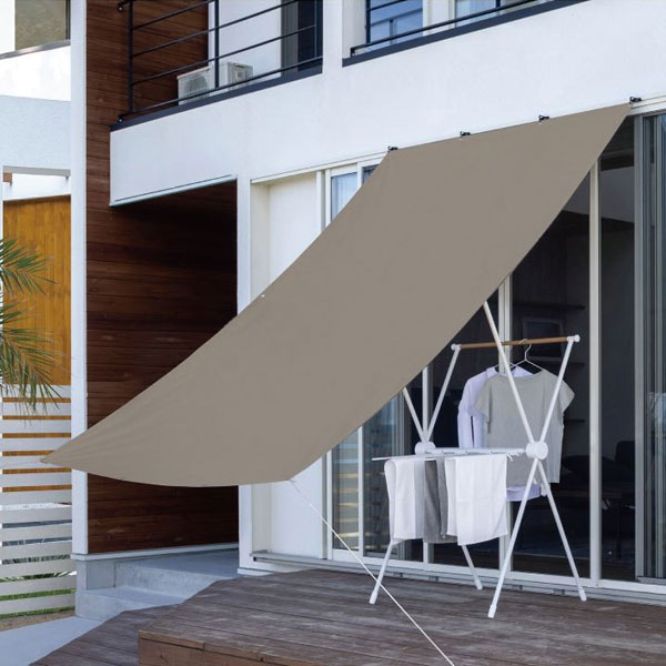 タカショー 日よけ 雨よけシェード W カーキ 1.8×3m CLS-30KW