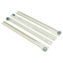 WAKI 和気産業 スライドレール 底付けローラーレール 300mm 2本入(ペア) WS3830