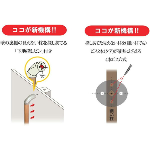 WAKI 和気産業 ぬくもり手すりPIN+ 8...の紹介画像3