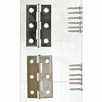 【メール便可】WAKI 和気産業 薄口ステンレス丁番 2枚入 BH-523