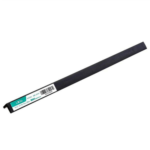 Rakuten - 【メール便可】WAKI 和気産業 EPDM L型ゴム 厚み3mm×15mm×15mm×長さ280mm WSG051