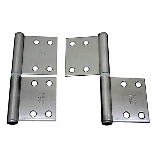 【メール便可】WAKI 和気産業 ステンレス左右兼用丁番 103mm ヘアーライン 2個入 BH-363