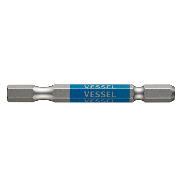 【メール便可】VESSEL ベッセル 片頭ヘックス 剛彩ビット 対辺6×65mm GSH060S