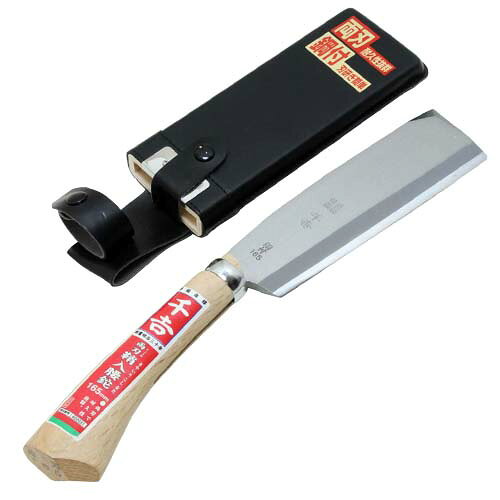 藤原産業 千吉 鞘入腰鉈 双刃 165mm