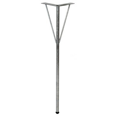 八幡ねじ Ironna インテリア金具 丸脚金具 銀 シルバー 370 1個入 取付用ねじ付属