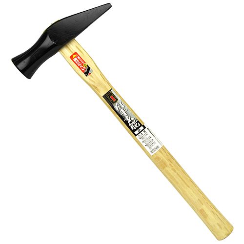 二重クサビで抜けにくいです。木材への釘打ち先端部はカシメ・釘〆に使用できます。●小●全長：約305mm●頭長：約125mm●打撃面巾：約30mm●タテ・ヨコ二重クサビ●木柄※周囲の安全を確認して作業して下さい。※安全の為に必ず安全メガネを着用して下さい。※頭部や柄部に亀裂またはガタつきのある場合は使用しないで下さい。サイズ：幅130mm×高さ335mm×奥行30mm重量：480g