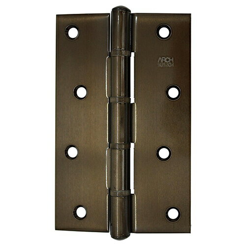 【メール便送料無料】WAKI 和気産業 ステン厚口丁番 127mm アンバー 2個入 BH-354