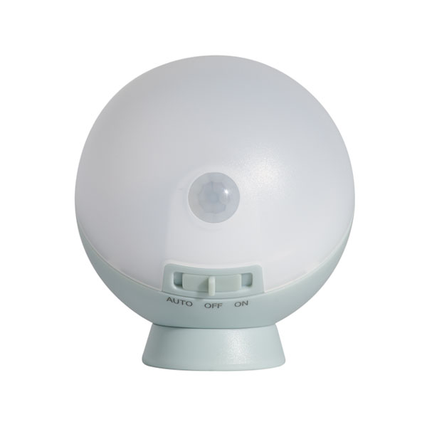 musashi ムサシ てのりまんまるセンサーライト グレイッシュブルー WSL-001GB