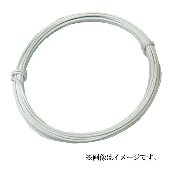 【メール便可】八幡ねじ アルミ針金 白コート 2.0×10