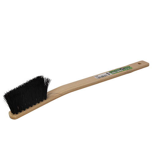 【メール便可】藤原産業 SK11 竹ブラシ 太曲柄 馬毛 毛長 No.226 4行