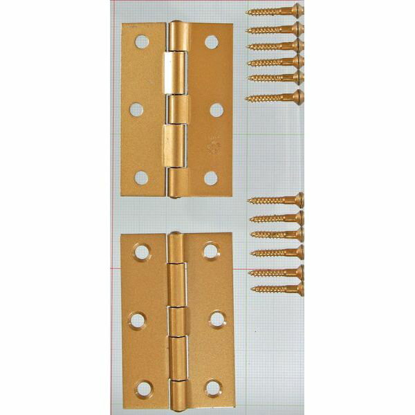 【メール便可】WAKI 和気産業 バラカラー丁番G 2枚入 BH-504