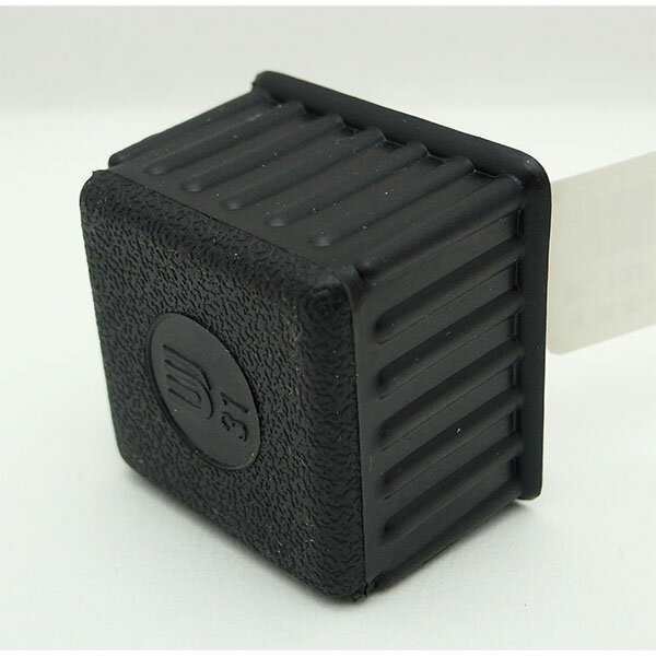 WAKI 和気産業 イスキャップB黒角 内径31mm BC-193