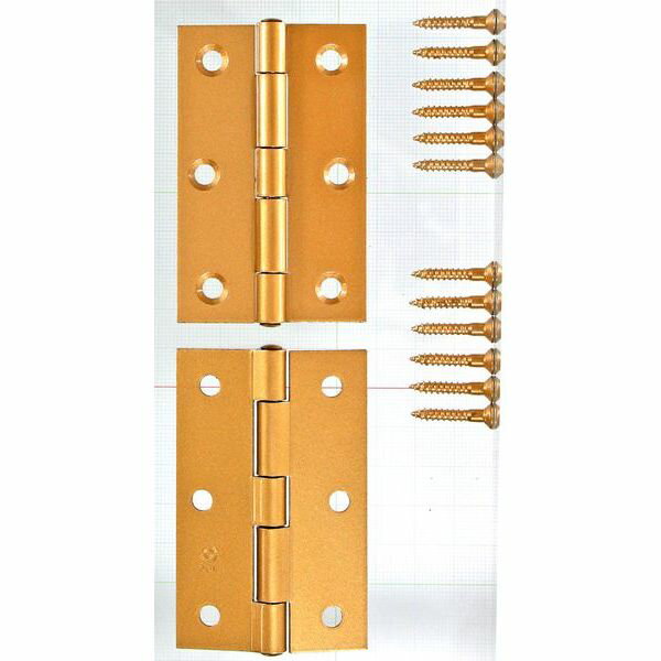 【メール便可】WAKI 和気産業 バラカラー丁番G 2枚入 BH-505