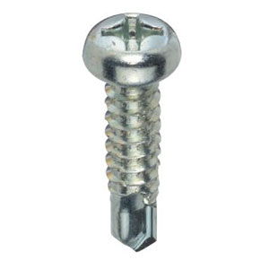 【メール便可】八幡ねじ ピアスビス なべドリルねじ 三価クロメート 5×16mm 50本入