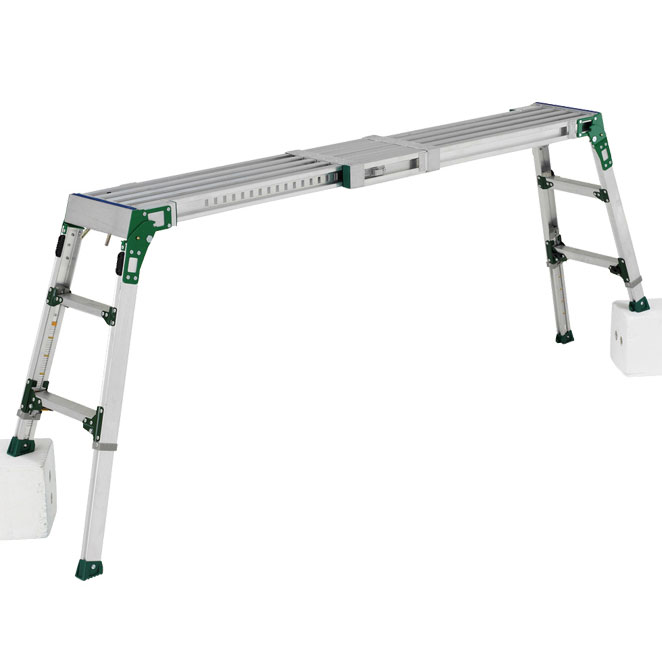 Stepladders, Ladders - 【メーカー直送】【法人限定】アルインコ 伸縮天板 伸縮脚付足場台 VSR-1709FX