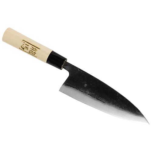 藤原産業 龍馬 黒打出刃包丁 165mm