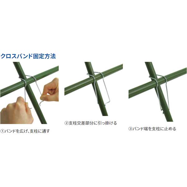 第一ビニール DAIM 菜園用クロスバンド φ13-16mm用 10本入