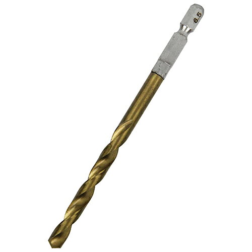 Rakuten - 【メール便可】藤原産業 SK11 六角軸Tin鉄ドリル 普通6.5mm