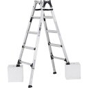 【メーカー直送】アルインコ 伸縮脚付はしご兼用脚立150cm PRW-150FX