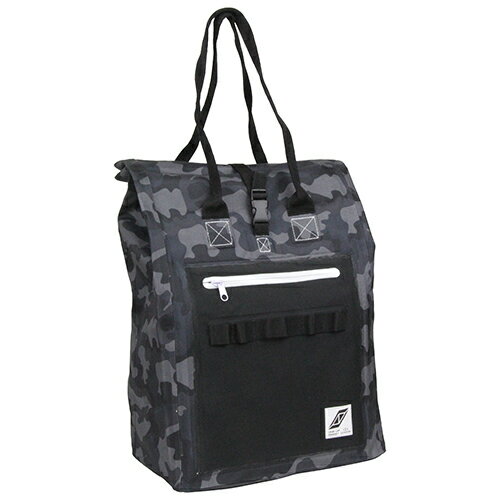 藤原産業 SK11 防水トートバッグPVC 迷彩グレー SWP-TB