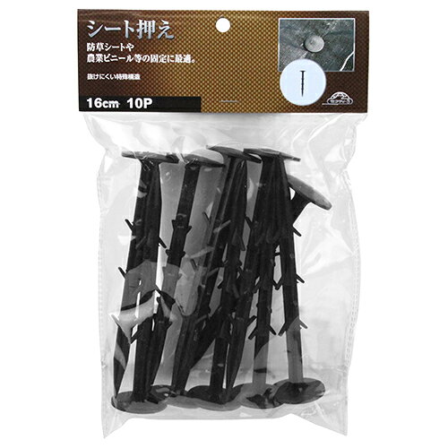 ホームセンターブリコの藤原産業 セフティー3 シート押え 10P 16cm｜アングル2