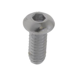 【メール便可】八幡ねじ UNCボタンキャップ クローム 20山 1/4×1 2本入