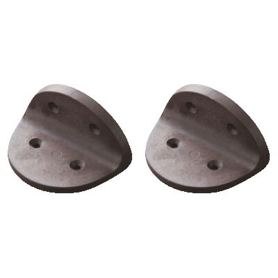 WAKAI 若井産業 壁面突っ張りシステム ディアウォール専用 棚受け ダークブラウン(濃茶) 左右1セット DWT75DB