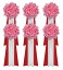 胸章リボンバラ(胸バラ徽章)<大 ピンク-6個セット> 5,950円
