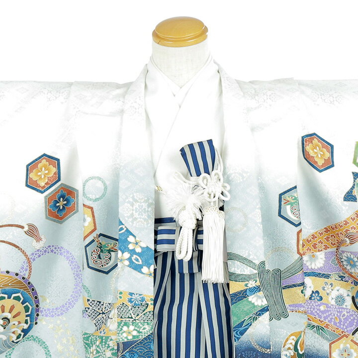 【レンタル】 七五三 3歳 男の子 着物 袴 フルセット ( F-3232 ) セット 衣装 レンタル 貸衣装 かしいしょう 3歳 三歳 男児 幼児 孫 子供 キッズ 753 753 しちごさん お参り 神社 写真 記念 お祝い 写真映え 写真館 往復送料無料