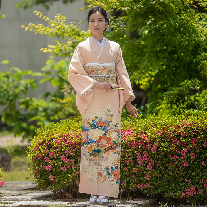 楽天市場】ボタン 花(種類(着物)付下げ)(着物セット|和服 楽天市場】ボタン 花(種類(着物)付下げ)(着物セット|和服