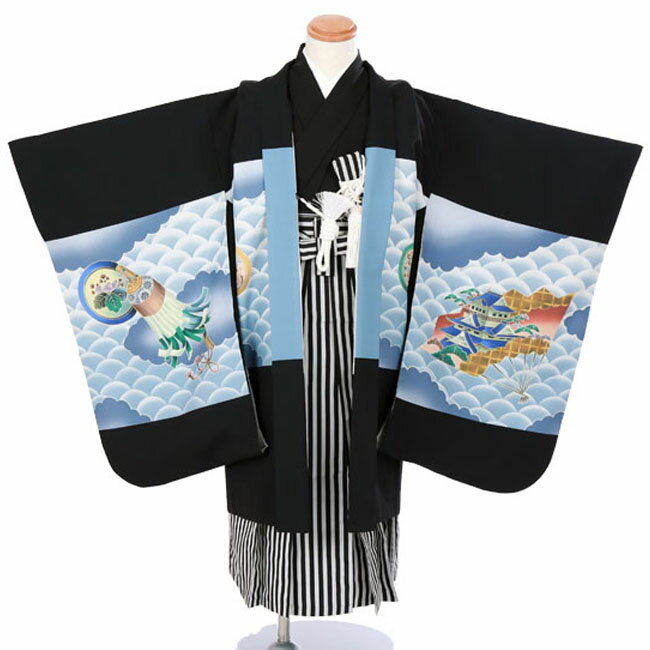 【レンタル】 七五三 5歳 男の子 着物 袴 フルセット ( F-5447 ) セット 衣装 レンタル 貸衣装 かしいしょう 5歳 五歳 男児 小学生 孫 子供 753 753 しちごさん お参り 神社 写真 記念 お祝い 写真映え 写真館 往復送料無料