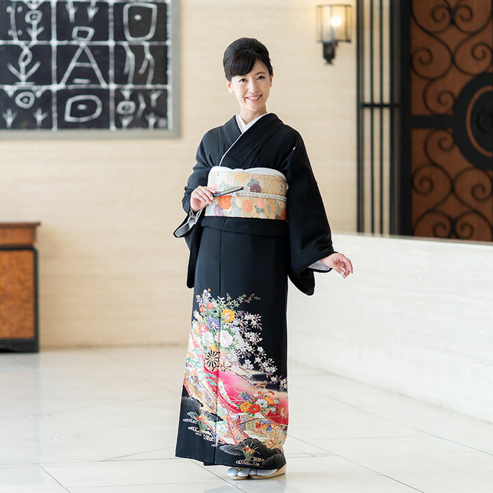 高級正絹留袖レンタル花車TS-MA...
